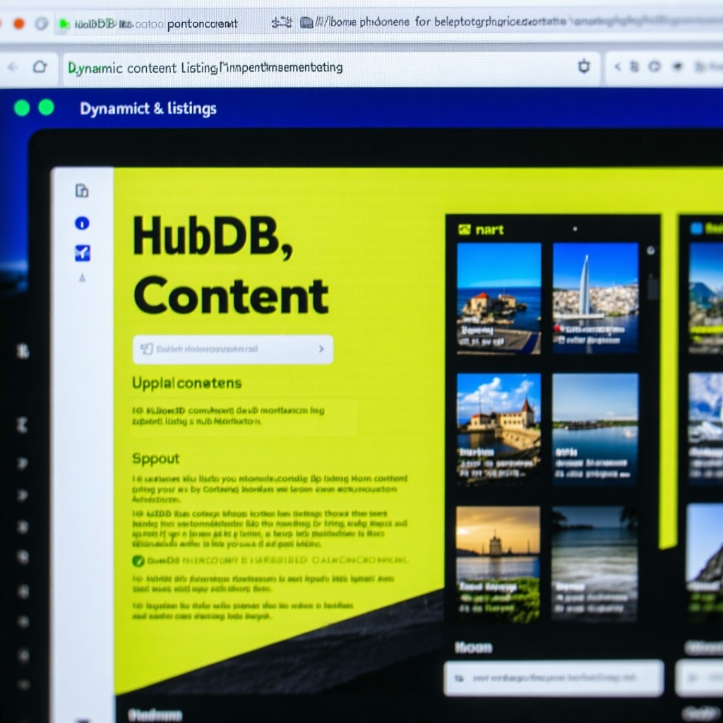 HubDB Dynamic Content  Listings in content hub implemenation-2