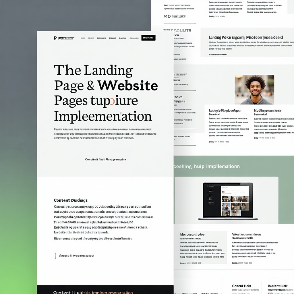 Landing Page  Website Page Setup in content hub implemenation-3